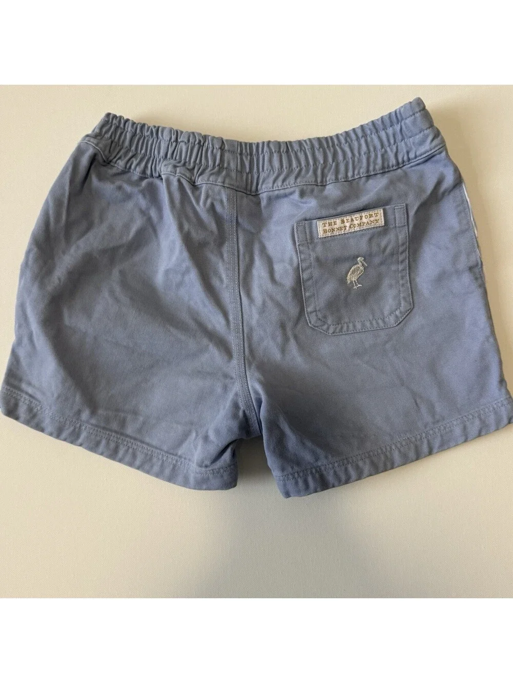The Beaufort Bonnet Company Boys Blue Pull On Shorts Size 7 Cotton